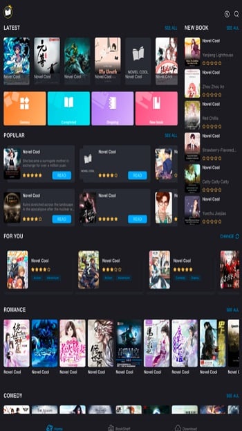 Novel Cool APK ultima version
